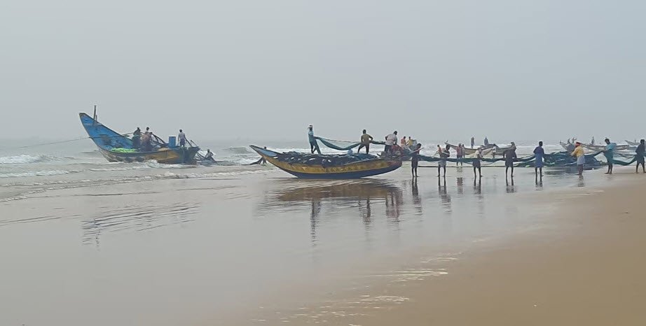 Kaviti Beach, Kaviti, Andhra Pradesh, India